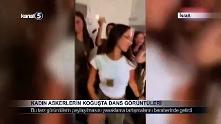 Kadın Askerlerin Koğuşta Dans Görüntüleri