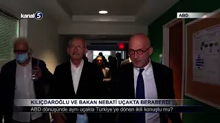 Kılıçdaroğlu ve Bakan Nebati Uçakta Beraberdi