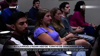 Kılıçdaroğlu’ndan ABD’de Türkiye’de Demokrasi Şikayeti