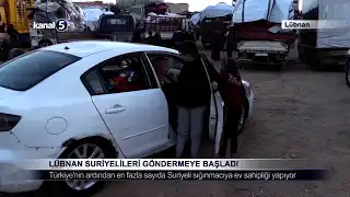 Lübnan Suriyelileri Göndermeye Başladı
