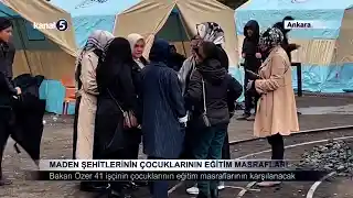 Maden Şehitlerinin Çocuklarının Eğitim Masrafları
