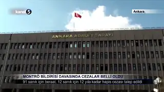 Montrö Bildirisi Davasında Cezalar Belli Oldu