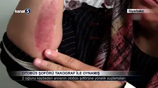Otobüs Şoförü Takograf İle Oynamış