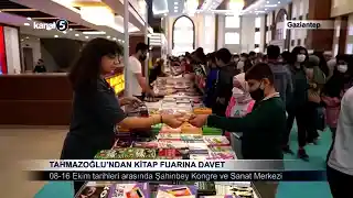 Tahmazoğlu’ndan Kitap Fuarına Davet
