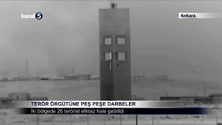 Terör Örgütüne Peş Peşe Darbeler