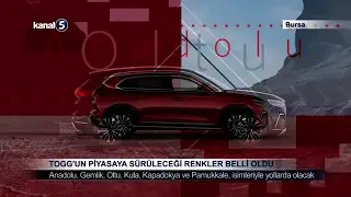 TOGG’un Piyasaya Sürüleceği Renkler Belli Oldu