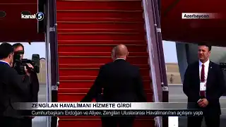 Zengilan Havalimanı Hizmete Girdi