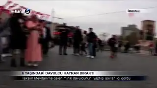 6 Yaşındaki Davulcu Hayran Bıraktı