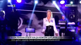 Ajda Pekkan Düşüp Kalça Kemiğini Çatlattı
