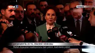 Akşener’in 25 Yıl Önceki Videosu