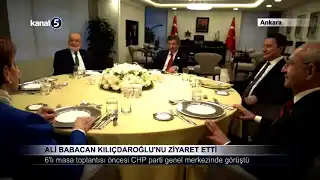 Ali Babacan Kılıçdaroğlu’nu Ziyaret Etti