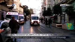 Altılı Masadan Saldırıyla İlgili Ortak Açıklama