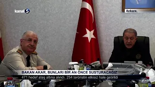 Bakan Akar, Bunları Bir An Önce Susturacağız