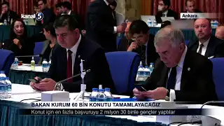 Bakan Kurum; 60 Bin Konutu Tamamlayacağız