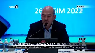 Bakan Soylu Soruşturma Yapılan Belediye Sayısını Açıkladı