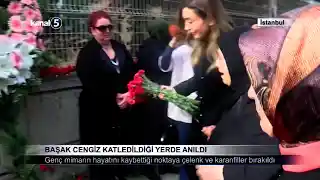 Başak Cengiz Katledildiği Yerde Anıldı