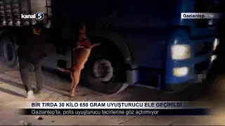 Bir Tırda 30 Kilo 650 Gram Uyuşturucu Ele Geçirildi
