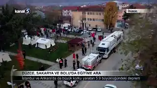 Düzce, Sakarya ve Bolu’da Eğitime Ara