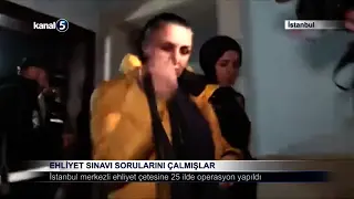 Ehliyet Sınavı Sorularını Çalmışlar