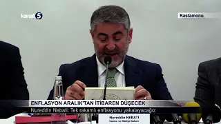 Enflasyon Aralık’tan İtibaren Düşecek