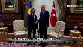 Erdoğan’dan Kristersson’a Osmanlı Sürprizi