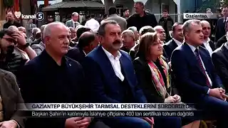 Gaziantep Büyükşehir Tarımsal Desteklerini Sürdürüyor