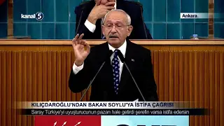Kılıçdaroğlu’ndan Bakan Soylu’ya İstifa Çağrısı