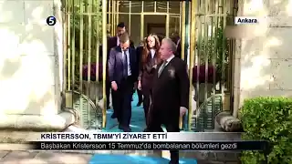 Kristersson, TBMM’yi Ziyaret Etti