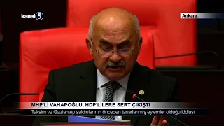 MHP’li Vahapoğlu, HDP’lilere Sert Çıkıştı