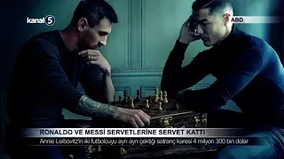 Ronaldo ve Messi Servetlerine Servet Kattı