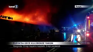 Rusya’da Gece Kulübünde Yangın