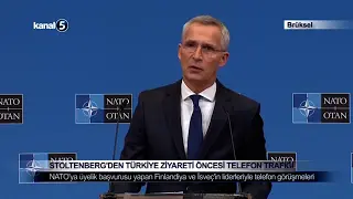 Stoltenberg’den Türkiye Ziyareti Öncesi Telefon Trafiği