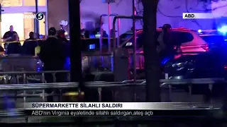 Süpermarkette Silahlı Saldırı