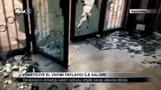 Yöneticiye El Yapımı Patlayıcı İle Saldırı