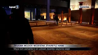 Zeugma Mozaik Müzesine Ziyaretçi Akını