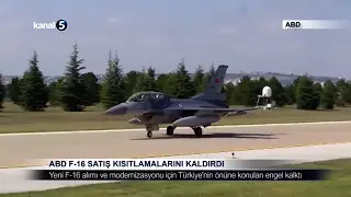 ABD F-16 Satış Kısıtlamalarını Kaldırdı