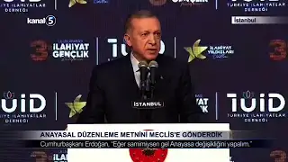 Anayasal Düzenleme Metnini Meclis’e Gönderdik