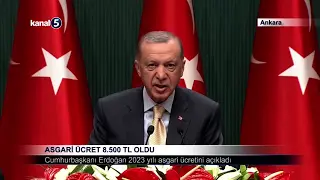 Asgari Ücret 8.500 TL Oldu