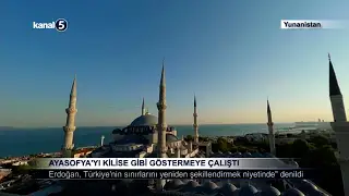 Ayasofya’yı Kilise Gibi Göstermeye Çalıştı
