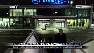 Bakan Akar Rusya’daki Üçlü Toplantıyı Değerlendirdi