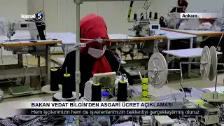 Bakan Vedat Bilgin’den Asgari Ücret Açıklaması