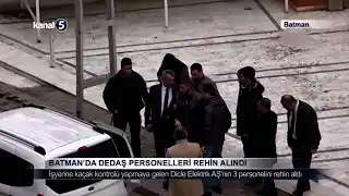 Batman’da DEDAŞ Personelleri Rehin Alındı