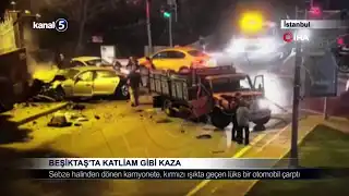 Beşiktaş’ta Katliam Gibi Kaza