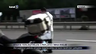 Binaya Yerleştirilen 3 Patlayıcı İmha Edildi
