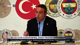 Bu Ligi Covid durduramamış, Erden Timur mu durduracak?
