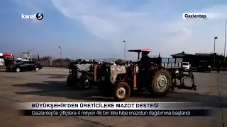 Büyükşehir’den Üreticilere Mazot Desteği