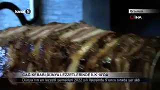Cağ Kebabı, Dünya Lezzetlerinde İlk 10’da