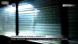 Cezaevinden 26 Tutuklu Firar Etti