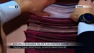 Çocuklu Boşanmış Eşleri İlgilendiren Karar