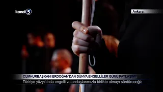 Cumhurbaşkanı Erdoğan’dan Dünya Engelliler Günü Paylaşımı